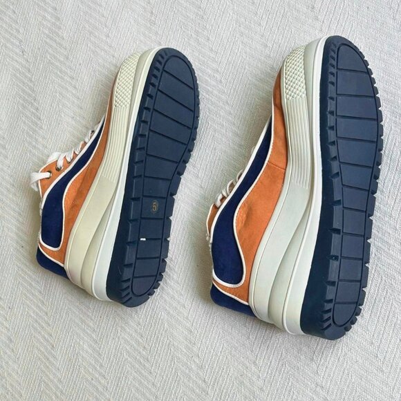 Yellow + Blue Delia’s Platform Sneakers - Picture 5 of 6